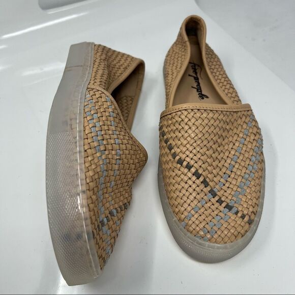 FREE People Anthropologie Santorini slip-on woven espadrille style sneaker. - Picture 10 of 10